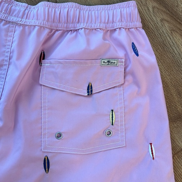 True Grit Peddleout Drawstring Board Short Swim Trunks - Picture 3 of 4